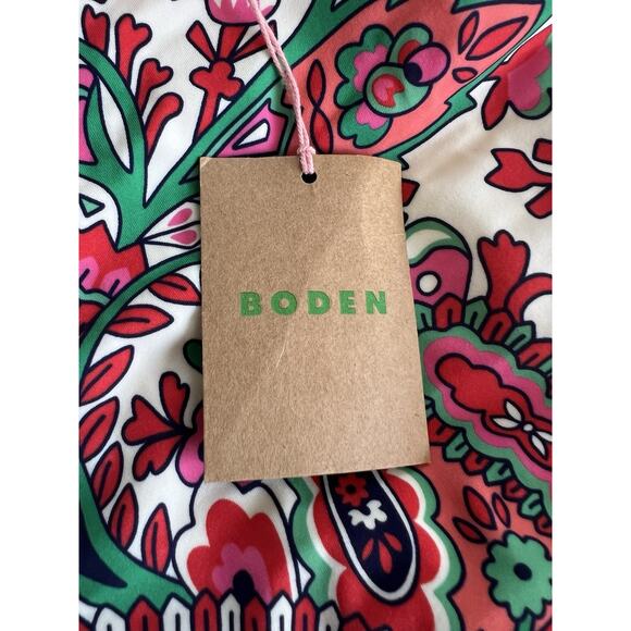 Boden Pink and White Bikini with Ruffled Details - Picture 4 of 7